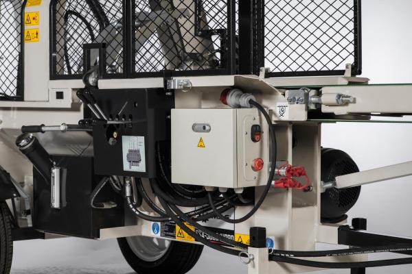Lumag Hydraulische Sägespaltmaschine mit 400V Elektroantrieb SSA-500EHPRO